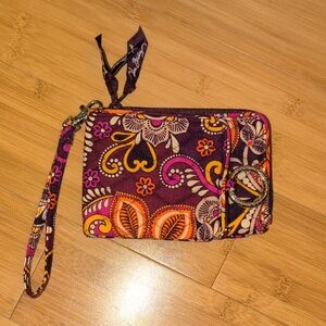Vera Bradley Multicolor Floral Wristlet